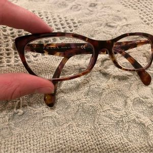 Purple Tortoiseshell Prada Prescription Glasses